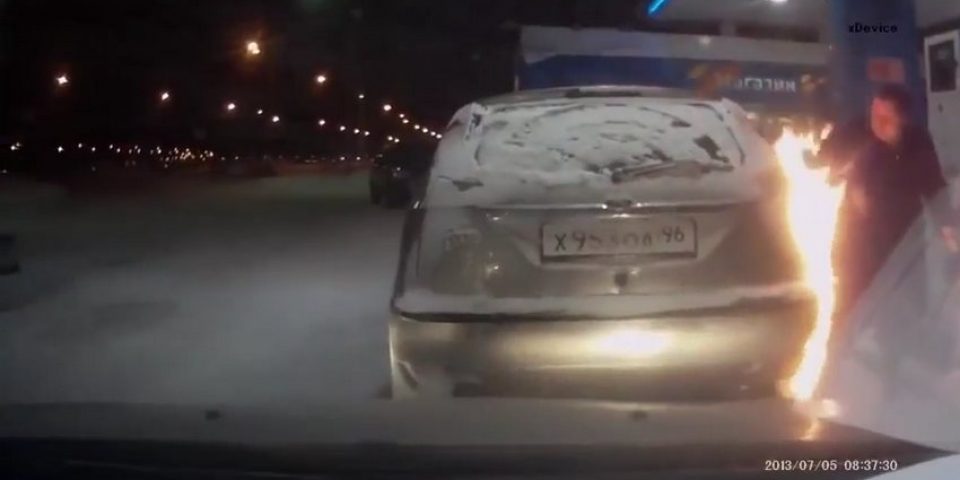 Craziest Gas Station Accident