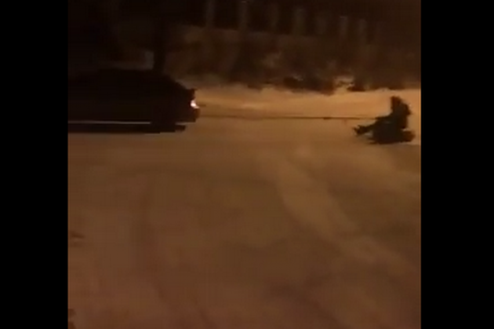 Crazy Winter Accident